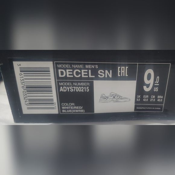 DC Decel SN Shoes, New In Original Box!! Mens 9 - Picture 10 of 11
